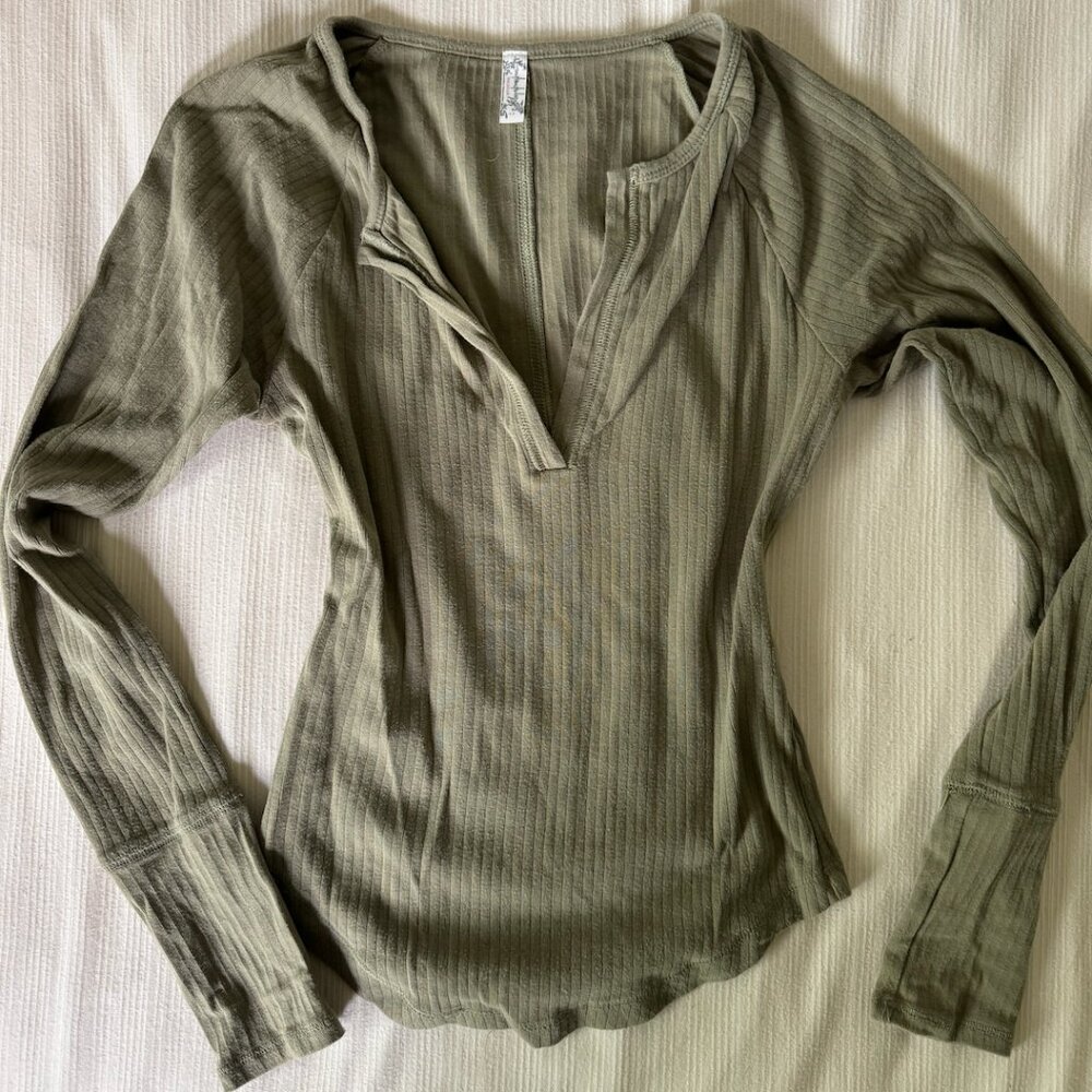 Free people ribbed longsleeve